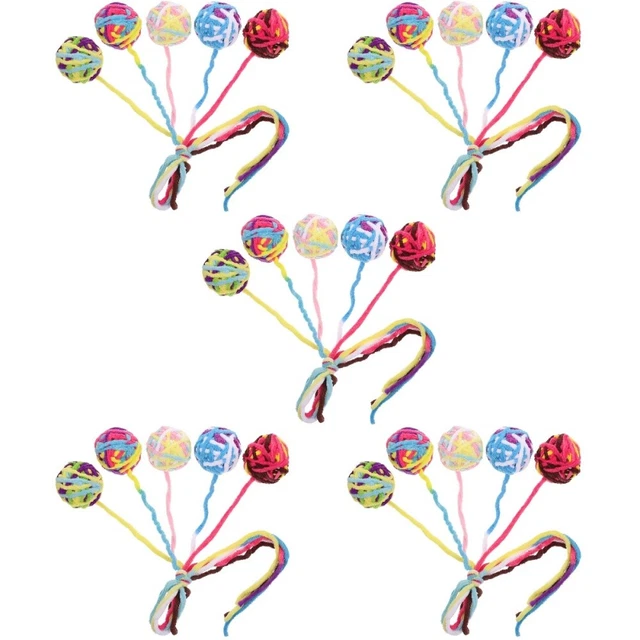 25 Pcs Interactive Dog Toy Cat Toy Cat Toy Plush Cat Toys Cat