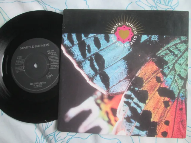 Simple Minds ‎– See The Lights Virgin Records VS 1343 UK Vinyl 7inch Single