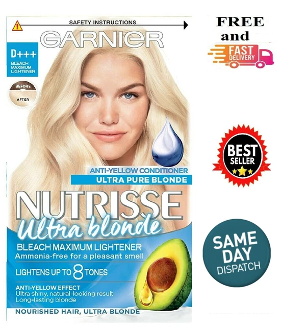 GARNIER NUTRISSE ULTRA Blonde D+++ Bleach Maximum Lightener Permanent