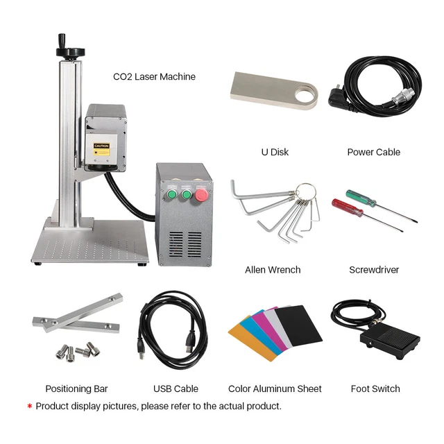 Cloudray 10.6um 40W CO2 Marking Machine with CRD Laser JCZ Controller Non Metal