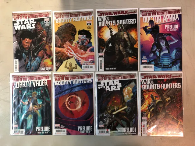 Star Wars War Of The Bounty Hunters (2021) 34-part storyline (NM) Complete Set