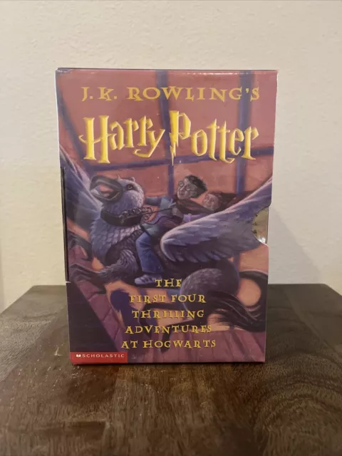 New Harry Potter box set 1 - 4 Scholastic sealed in plastic, JK Rowling NIB