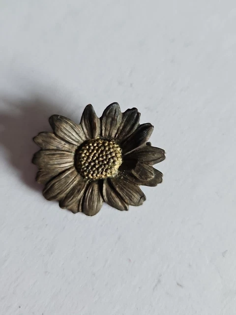 Broche Ancienne Marguerite Mellerio - Année 1920 - Plaque Or - Bijou Vintage Occasion