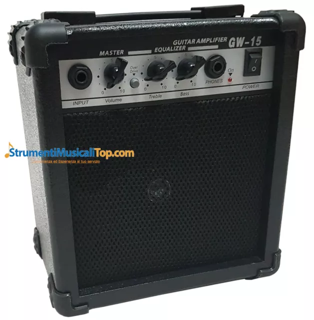 Amplificatore Chitarra Elettrica Acustica 20w/15w Rms -