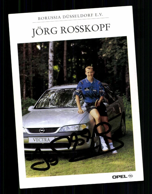 Jörg Rosskopf Autogrammkarte Tischtennis Original Signiert +A 228251