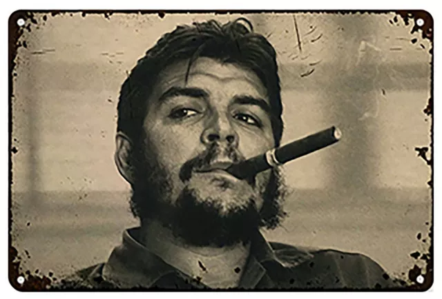 CHE 🇨🇺 Cuba Che Guevara Vintage Retro Metal 30×20 REVOLUTION Geschenk Bar