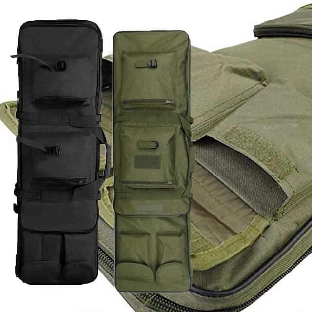 TACTICAL RIFLE BAG Molle Double Air Rifle Gun Shotgun Padded Case