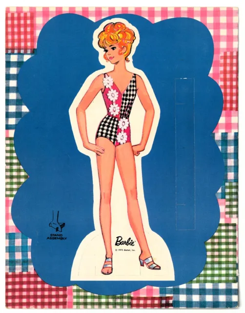 Barbie's Boutique: A Paper Doll Book (1973, Whitman) Classic Barbie Paper Dolls 2