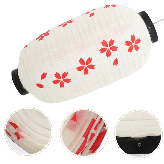 Japanese Lantern Decoration Hanging Paper Lanterns Silk Indoor Lamp