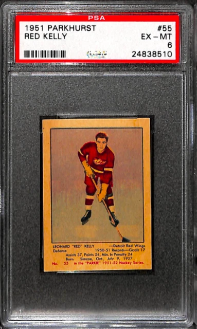 1951 Parkhurst #55 Red Kelly Psa 6 24838510