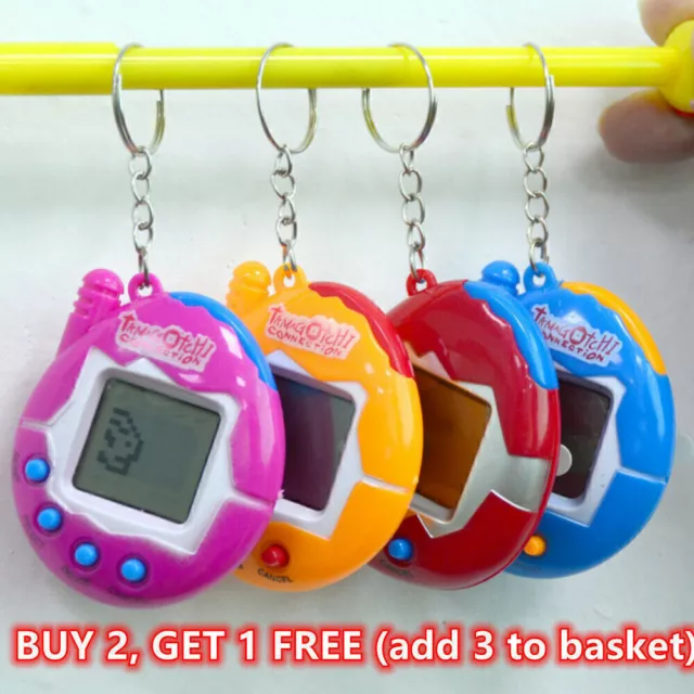 Tamagotchi Electronic Cyber Pet Retro Toys Virtual Game 90s Nostalgic Key Ring;﹏