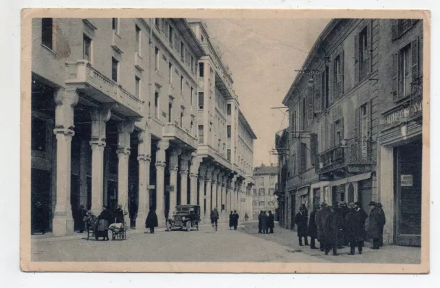 TORTONA - Via Emilia - Palazzo Frascaroli - Animatissima - Viaggiata  Anno  1934