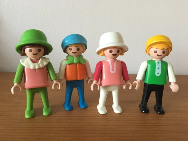 PLAYMOBIL ENFANT 1900 Belle Epoque Custom Serie Rose Robe Bleue EUR 1