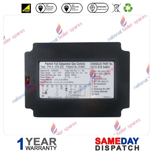 PACTROL FULL SEQUENCE Gas Control Unit P16 A GTD 414601 £60.50 ...