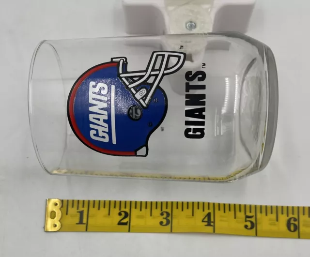 New York Giants  Drinking glass  5" tall