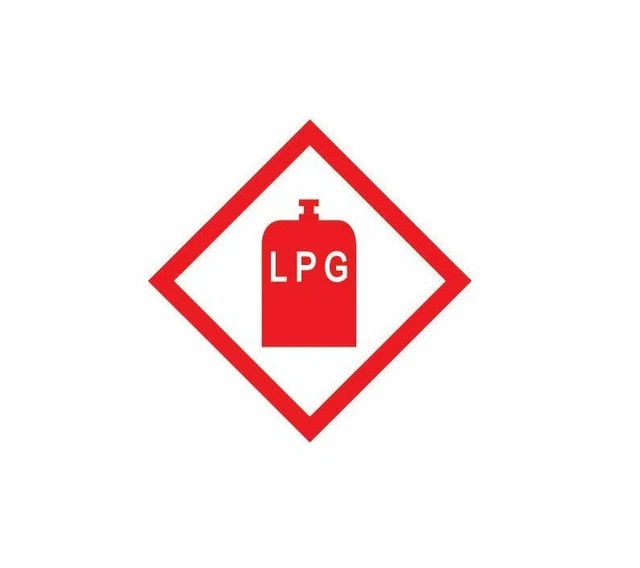 Arctic Hayes 663024 Gas Emergency Control Labels (10 per pack
