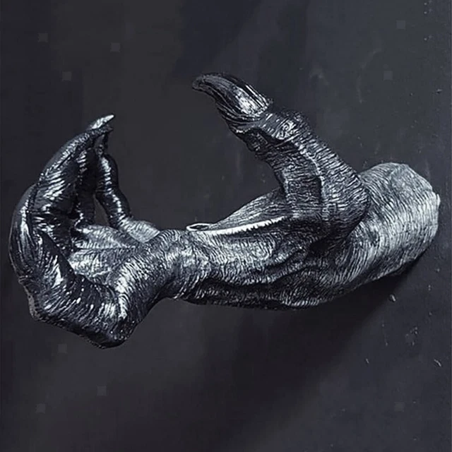 Wand Ornament Kreative Statuen Ausgestreckte Skulptur Geisterhäuser Badezimmer