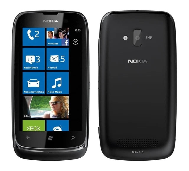 Nokia Lumia 610 en Noir Portable Mannequin Attrappe - Accessoires, Déco, Motif