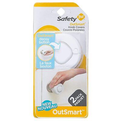 Pack of 2 Safety 1st OutSmart Knob Covers w/One Hand Operation HS273 - 806511