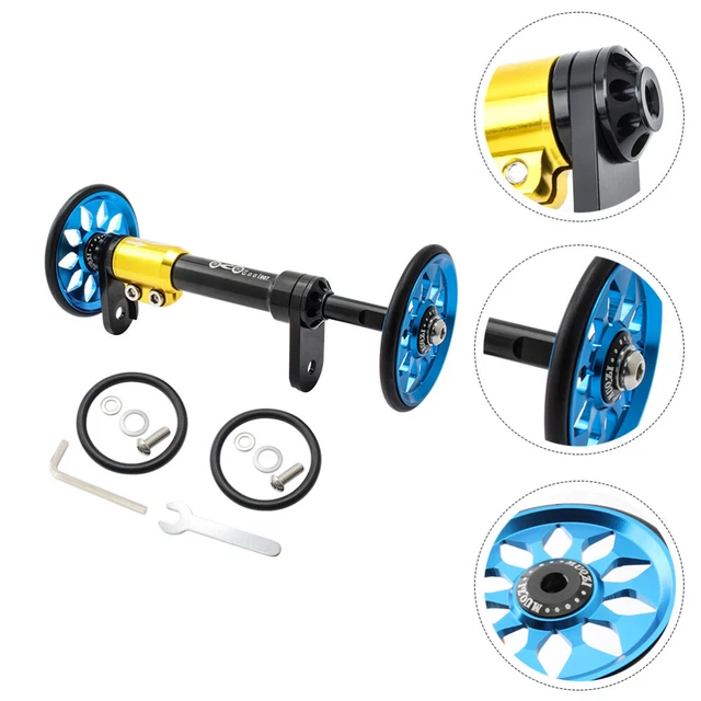 Folding Bike Easy Wheel Bar Extension Rod Telescopic Foldable Wagon Parts