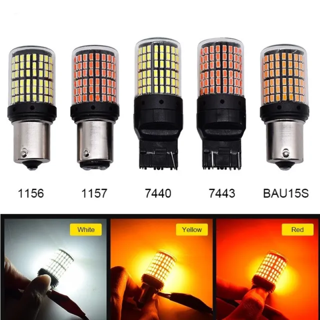 2PC 1156 BA15S P21W/1156 BAU15S PY21W/1157 BAY15D LED Bulb for Turn Signal Light