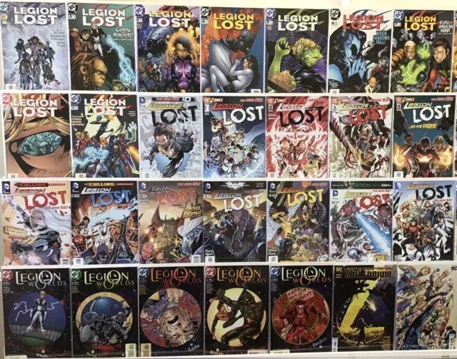 DC Comics - Legion Lost 1st, 2nd Series - Legion Worlds, Millennium - 37 Books 3