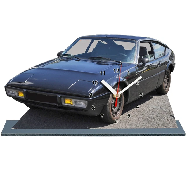 Matra Bagheera Vert en Horloge sur Socle Miniature 10
