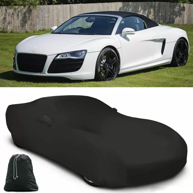 For Audi TT RS A8 Full Satin Stretch Car Cover Indoor Dust Scratch