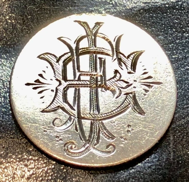 1886 U.s. Seated Liberty Dime "Love Token" * Silver Coin *