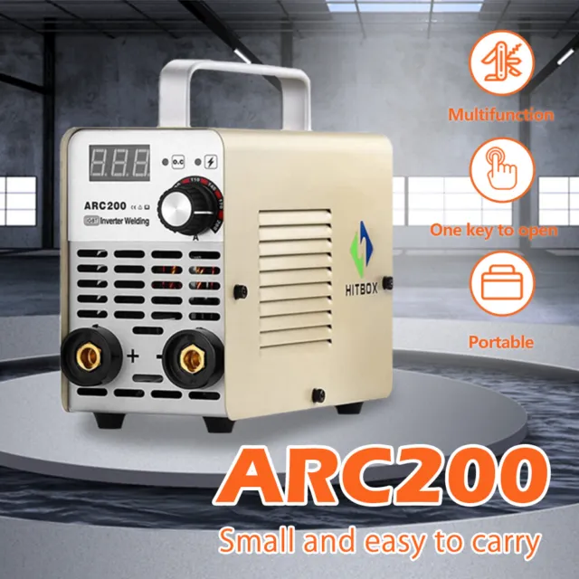 200A ARC Welder 110V 220V Dual Volt MMA Stick ARC IGBT Inverter Welding Machine