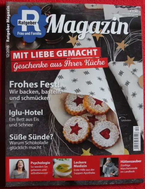 RATGEBER Magazin  ♥ Frau und Familie ♥ 12/2016 ♥ "Mit Liebe gemacht"