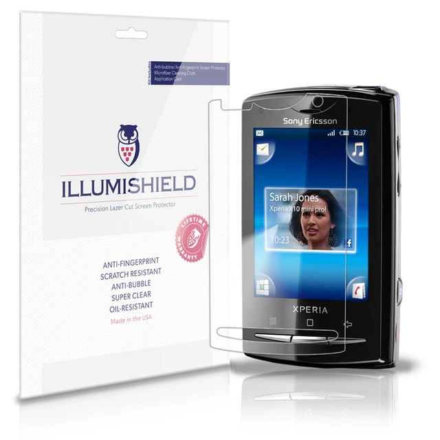 iLLumiShield Clear Screen Protector 3x for Sony Ericsson Xperia X10 Mini Pro