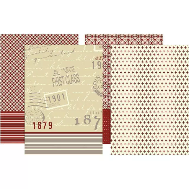 40 Decoupage Paper Tissue Sheets 20 Assorted Designs 35x25cm Semi Transparent 3