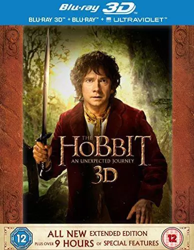The Hobbit: An Unexpected Journey [Extended Edition] [Blu-ray 3D] [2012] [Region