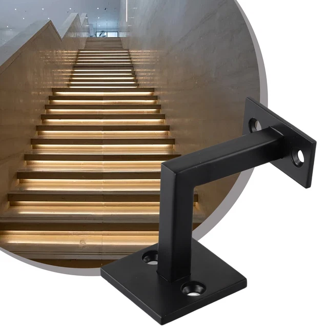 Nessuna staffa corrimano nessuno bannister nero dimensioni perfette