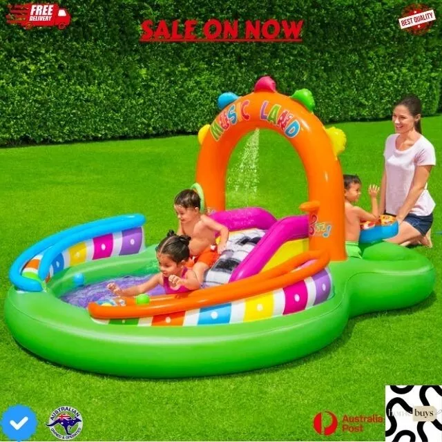 Brand New Bestway Kids Pool Inflatable Above Ground Swimming Play Pools 349L