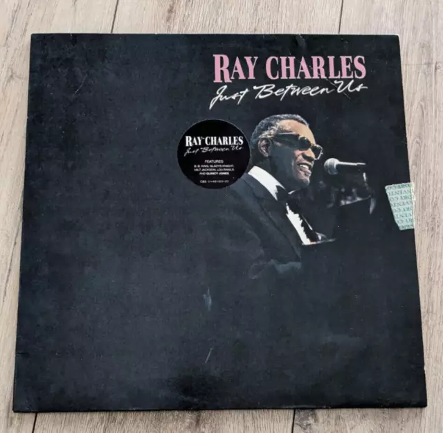 Ray Charles LP "just between us"/CBS Records 1988/Schallplatte