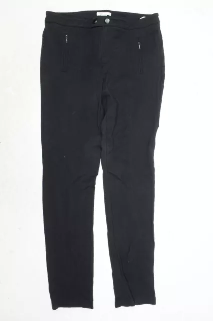 Vince Trouser Pants Womens 10 Black Zip-Pocket Straight Leg Stretch Slim