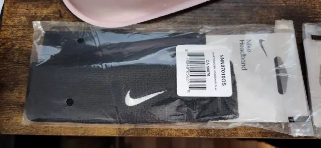 Nike NNN07010OS Swoosh Headband - Black