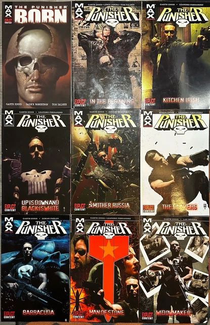 Punisher Max Marvel Complete Collection Ennis & Aaron READY TO SHIP
