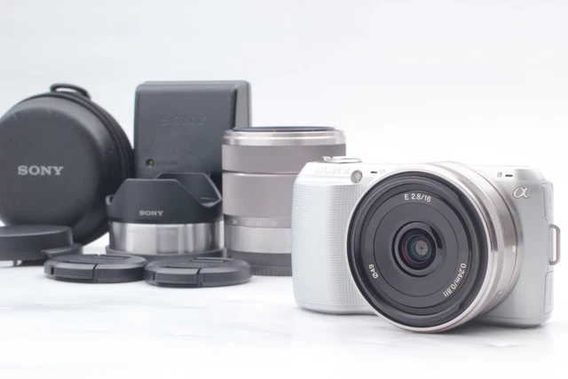 READ[Near MINT] Sony NEX-C3 16.2 MP 3 Lneses Digital Camera From JAPAN