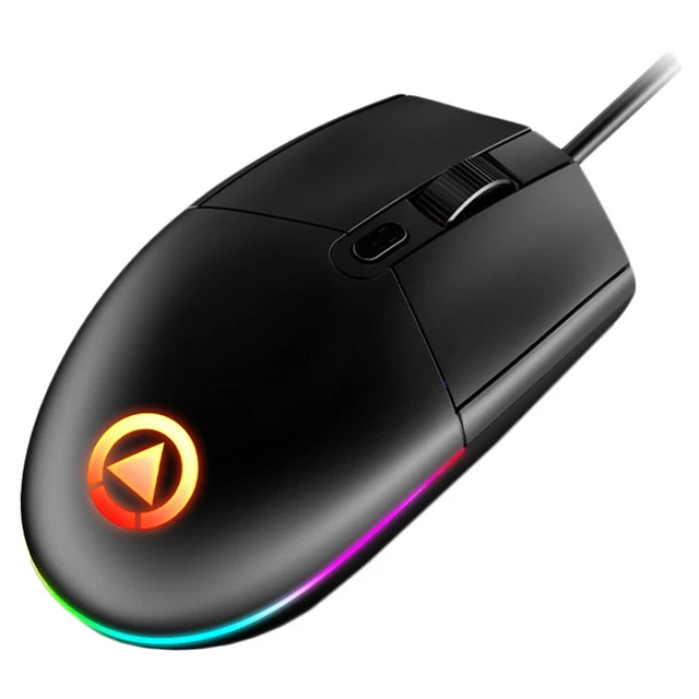 ERGONOMIC FLAT WIRELESS Wired Gaming Mouse Office High-speed ...