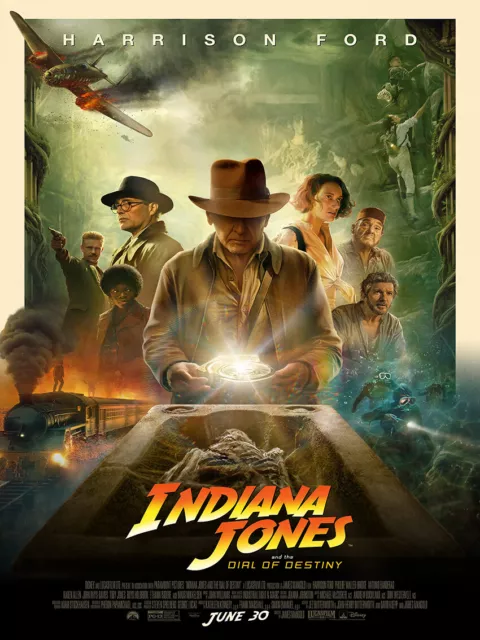 Indiana Jones et le cadran de la destinée Movie Affiche de cinéma Poster #228