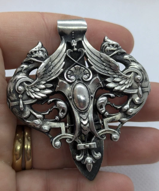 Clavette (Chatelaine) Ancien Fin XIXe Siècle - Finement Gravée, Pièce Vintage Superbe