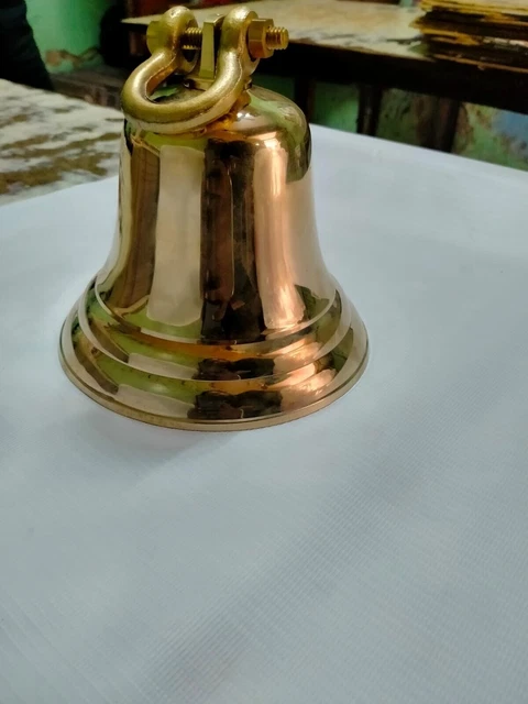 Campana De Latón Antigua Para Casa Y Colegio