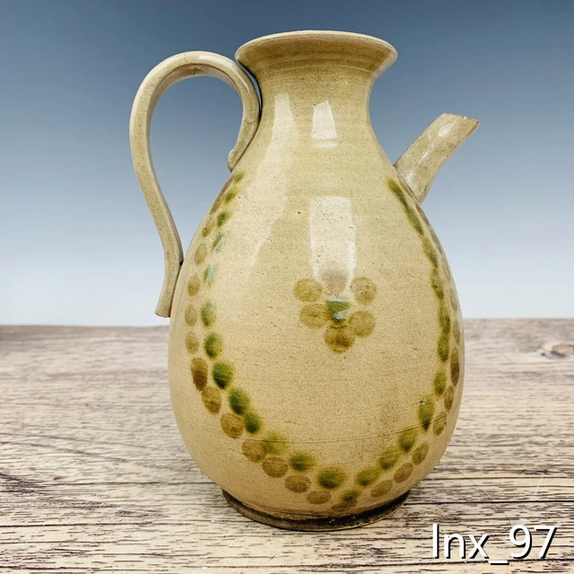 7.6" China old Porcelain Tang Changsha Kiln mark Boutique water kettle