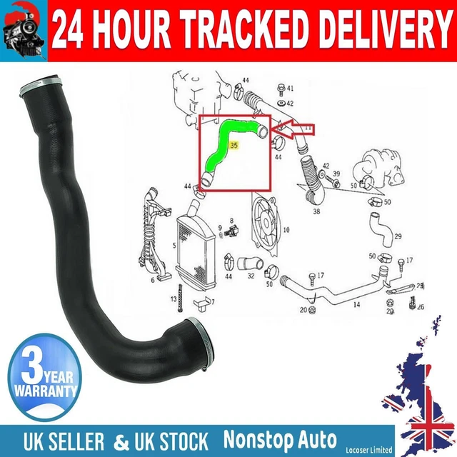 Tuyau De Retour Diesel Pour Mercedes Classe C/E/ML - Référence 6110707332 - Compatible W163, W203, W210, OM612 - Installation Facile