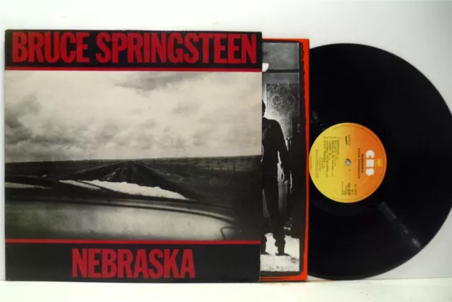 BRUCE SPRINGSTEEN nebraska LP EX/VG+, CBS 25100, vinyl, album, with lyric inner