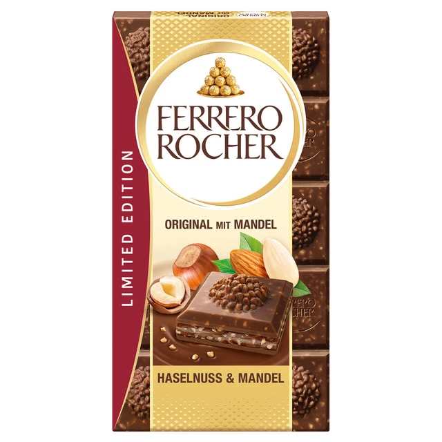 Ferrero Rocher Lavagna Limited Edizione Nocciola E Mandorla 90g