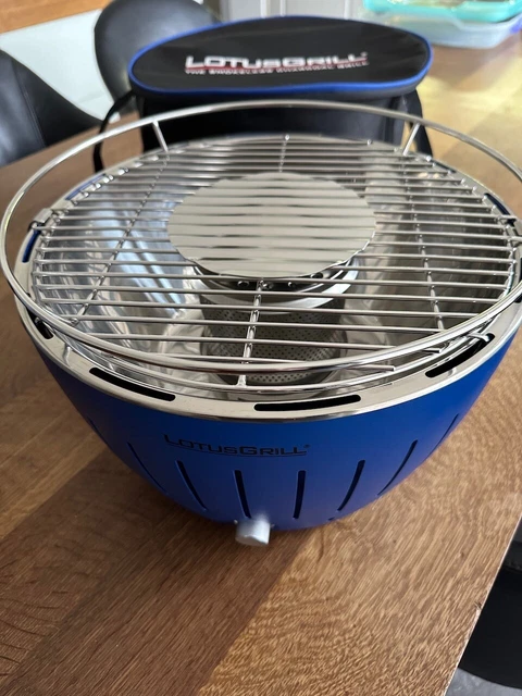 Lotus Grill G-TB-34 Holzkohlengrill Serie 340 Blau 38 x 38 x 26 cm